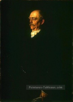  portrait Peintre - Portrait de Otto von Bismarck Franz von Lenbach